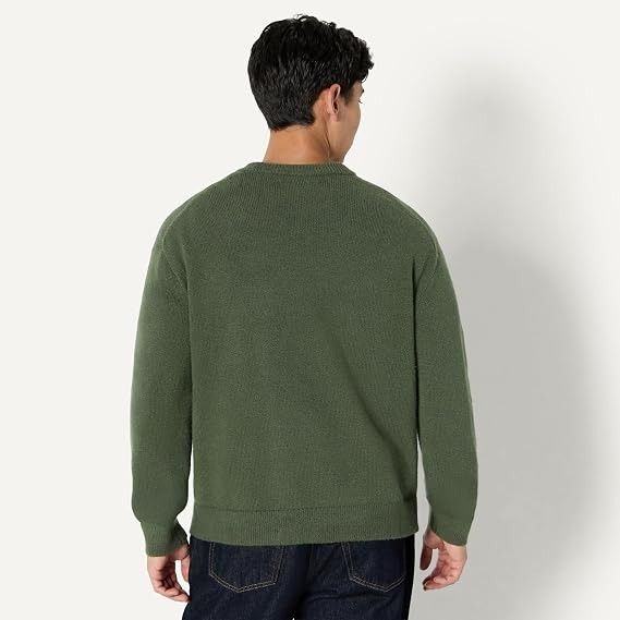 Green Crew Neck Sweater imagen 2